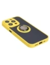 Kup Bizon Case Hybrid Ring Apple iPhone 15 Pro fumuriu cu un cadru galben - BIZ3776 - {ean13} - Sklep Home Screen