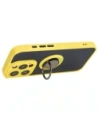 Kup Bizon Case Hybrid Ring Apple iPhone 15 Pro fumuriu cu un cadru galben - BIZ3776 - {ean13} - Sklep Home Screen