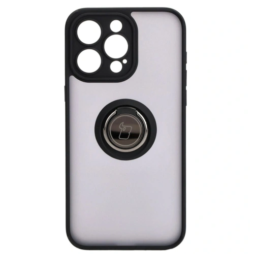 Buy Bizon Case Hybrid Ring Apple iPhone 15 Pro Max smoky with a black frame - BIZ3777 - {ean13} - Home Screen Store Europe