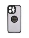Kup Etui s držákem na prst Bizon Case Hybrid Ring pro Apple iPhone 15 Pro Max kouřové s černým rámem - BIZ3777 - {ean13} - Sklep Home Screen