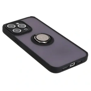 Kup Bizon Case Hybrid Ring Apple iPhone 15 Pro Max rauchig mit einem schwarzen Rahmen - BIZ3777 - {ean13} - Sklep Home Screen