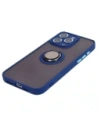 Kup Etui z uchwytem na palec Bizon Case Hybrid Ring do Apple iPhone 15 Pro Max zakouřená s modrým rámečkem - BIZ3778 - {ean13} - Sklep Home Screen