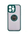 Buy Bizon Case Hybrid Ring Apple iPhone 15 Pro Max smoky with a dark green frame - BIZ3779 - {ean13} - Home Screen Store Europe