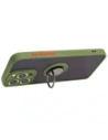 Kup Bizon Case Hybrid Ring Apple iPhone 15 Pro Max fumuriu cu un cadru verde - BIZ3780 - {ean13} - Sklep Home Screen