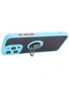 Kup Etui s úchopem na prst Bizon Case Hybrid Ring do Apple iPhone 15 Pro Max kouřové s jasně modrým rámečkem - BIZ3782 - {ean13} - Sklep Home Screen