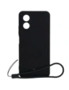 Etui Bizon Case Silicone do Oppo A38 4G czarne
