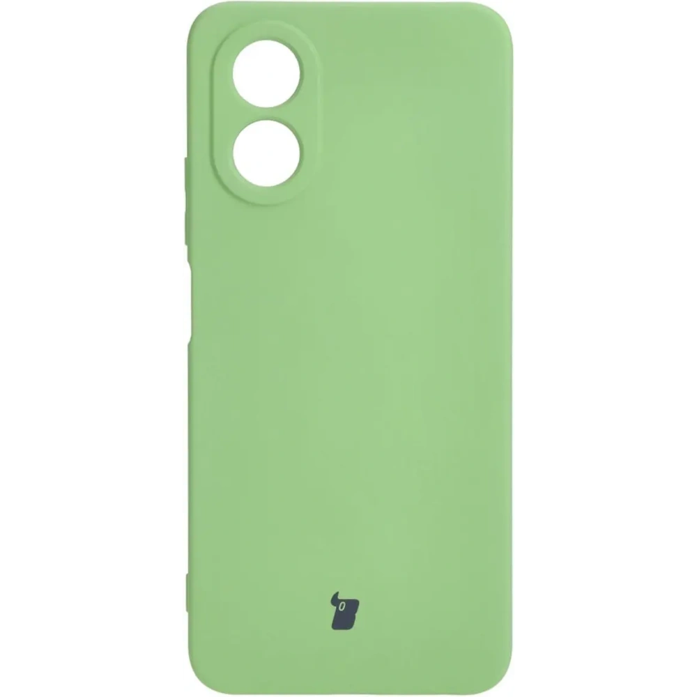 Etui Bizon Case Silicone do Oppo A38 4G jasnozielone