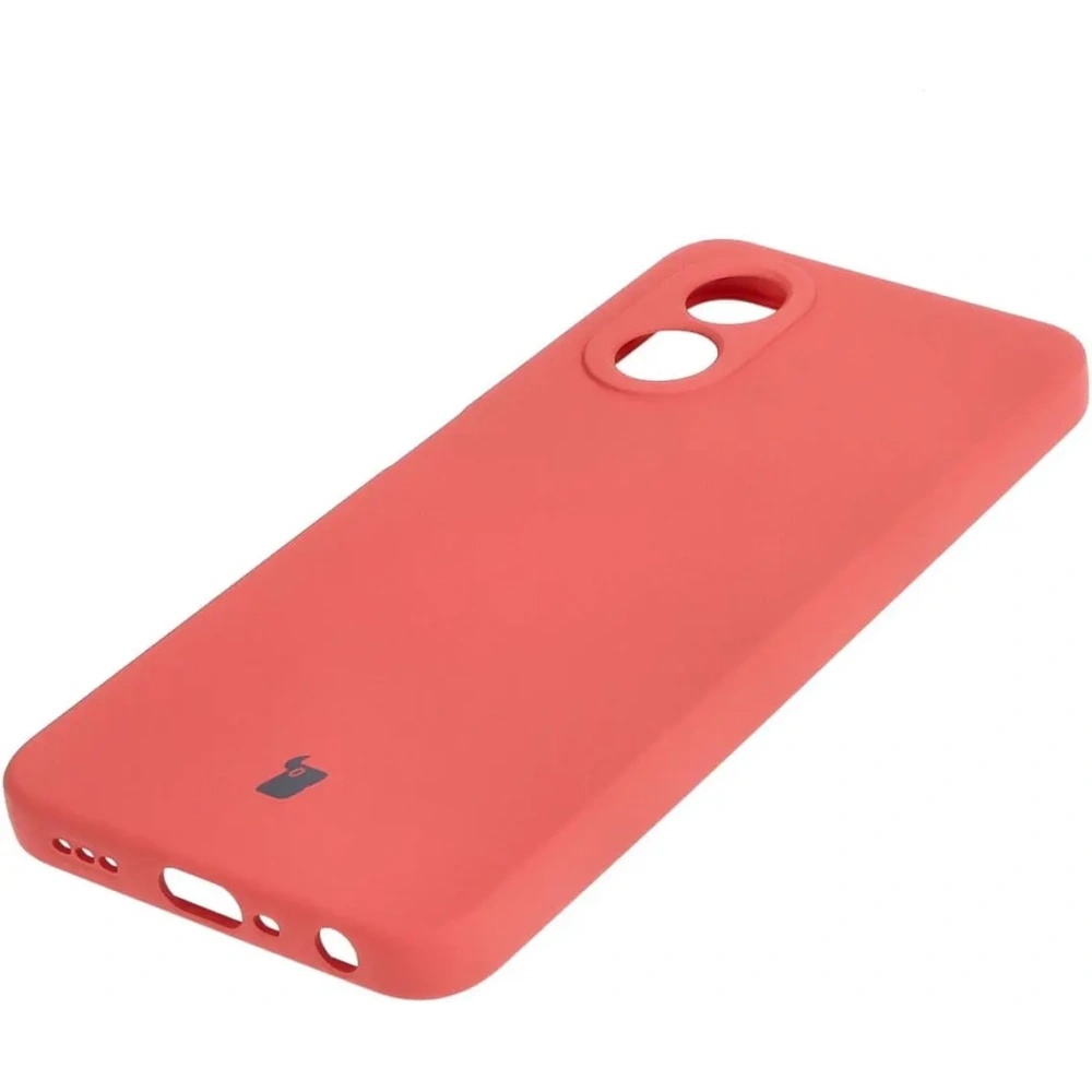 Etui Bizon Case Silicone do Oppo A38 4G brudny róż