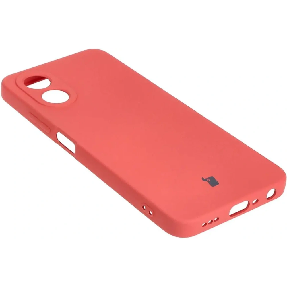 Etui Bizon Case Silicone do Oppo A38 4G brudny róż