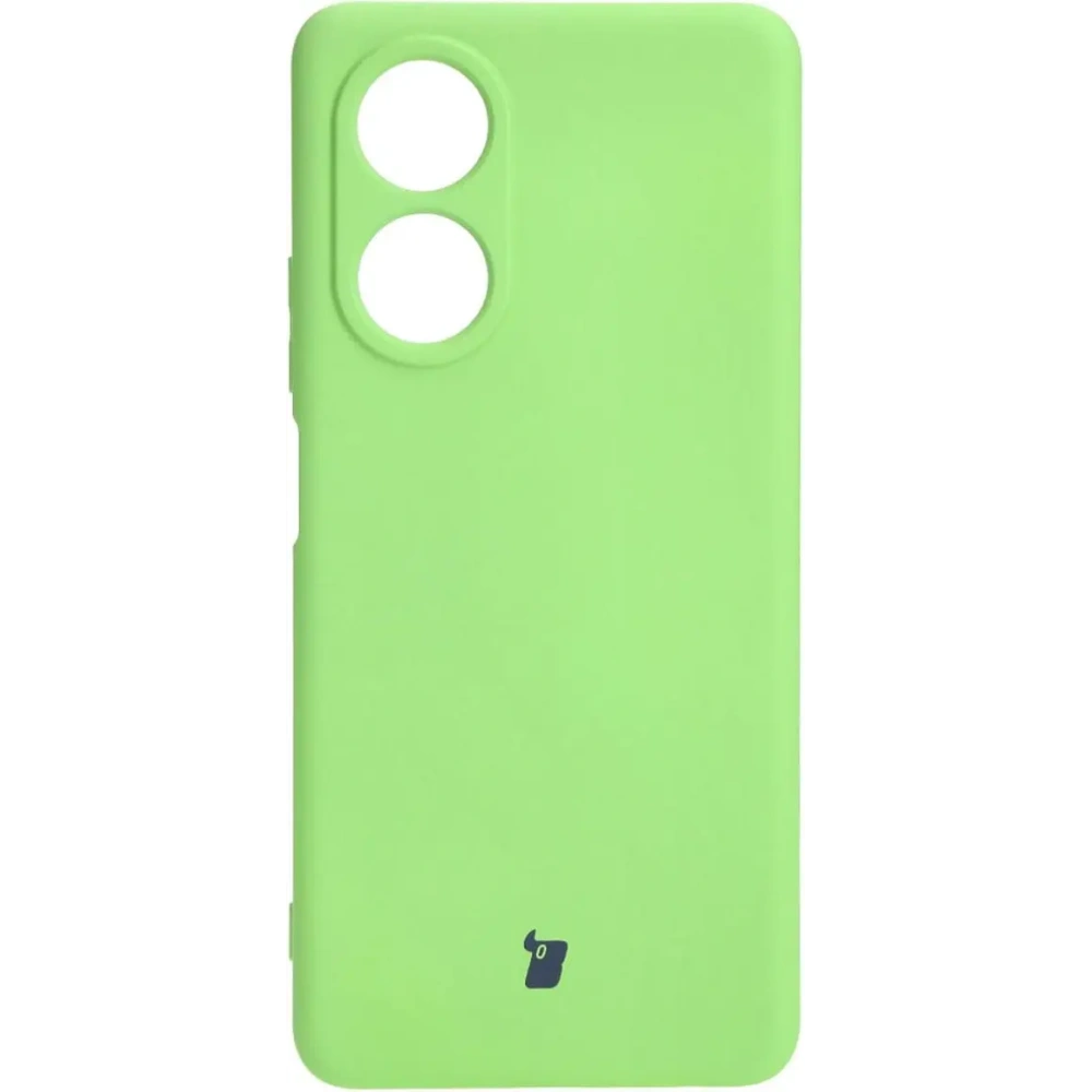Etui Bizon Case Silicone do Oppo A58 4G jasnozielone