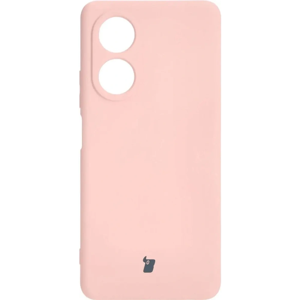 Etui Bizon Case Silicone do Oppo A58 4G jasnoróżowe