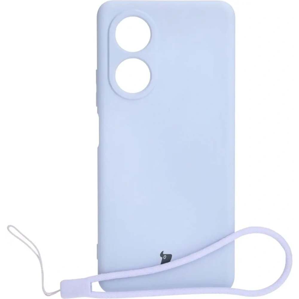 Etui Bizon Case Silicone do Oppo A58 4G jasnofioletowe