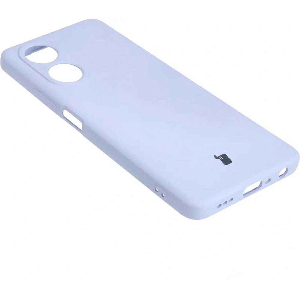 Etui Bizon Case Silicone do Oppo A58 4G jasnofioletowe