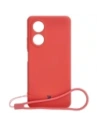 Etui Bizon Case Silicone pro Oppo A58 4G špinavě růžové