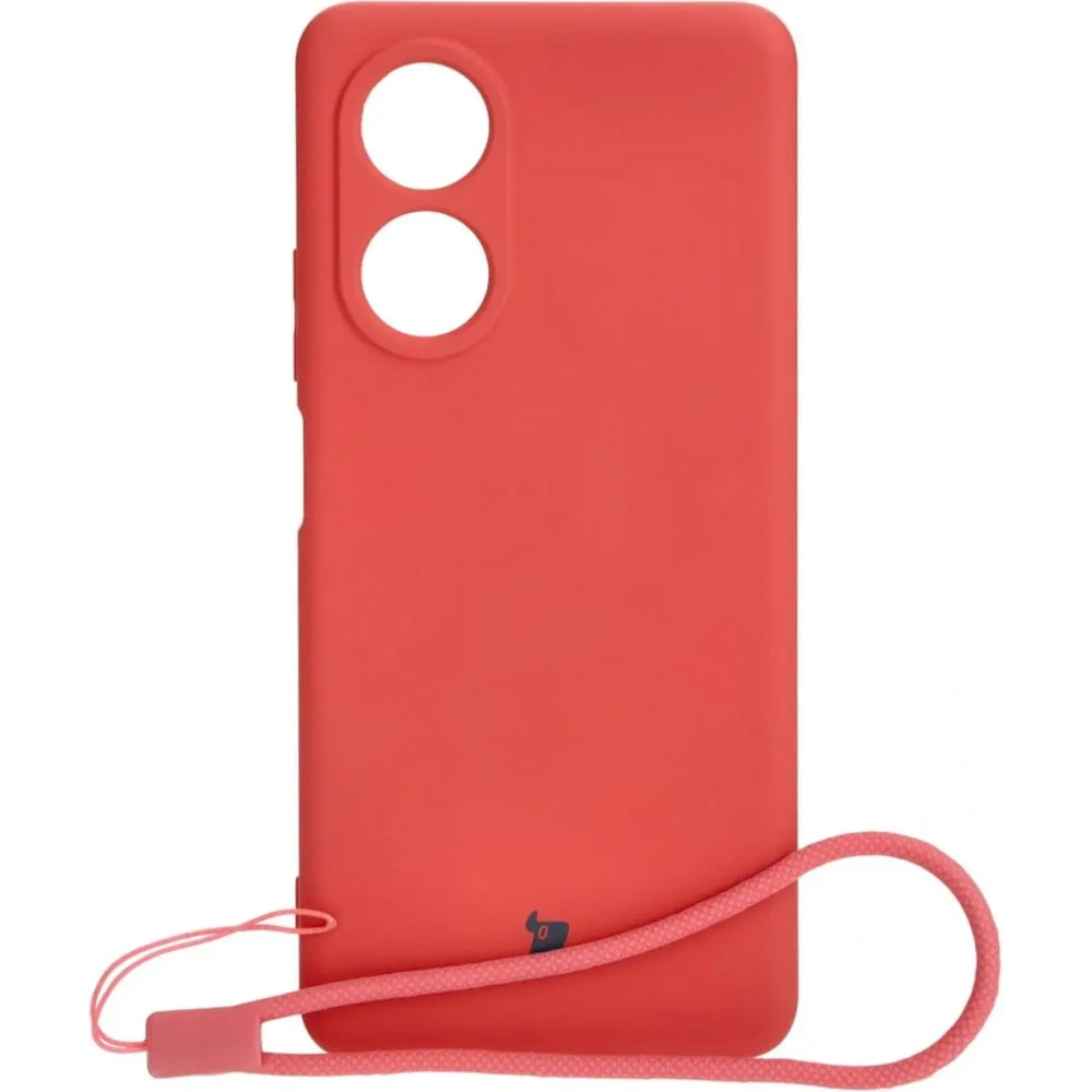 Etui Bizon Case Silicone do Oppo A58 4G brudny róż