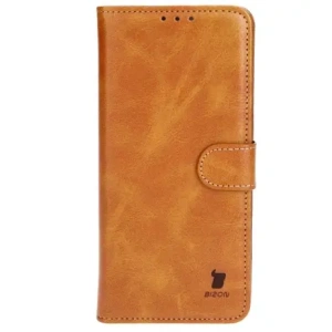 Etui z klapką Bizon Case Pocket do Oppo A58 4G brązowe