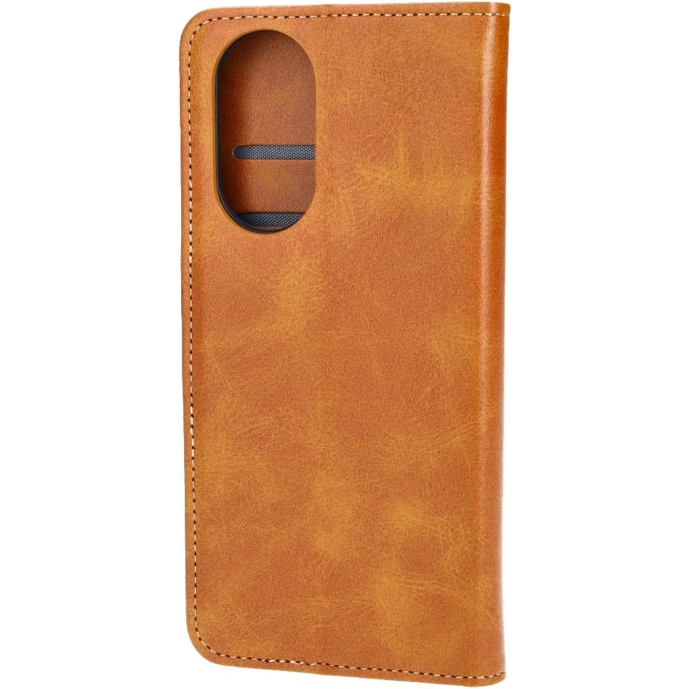 Etui z klapką Bizon Case Pocket do Oppo A58 4G brązowe