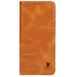 Etui z klapką Bizon Case Pocket Pro do Oppo A58 4G brązowe