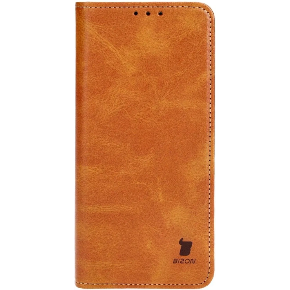 Etui z klapką Bizon Case Pocket Pro do Oppo A58 4G brązowe