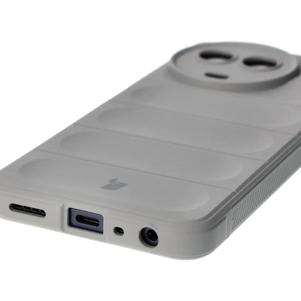 Pancerne etui Bizon Case Tur do Realme 11 5G jasnoszare
