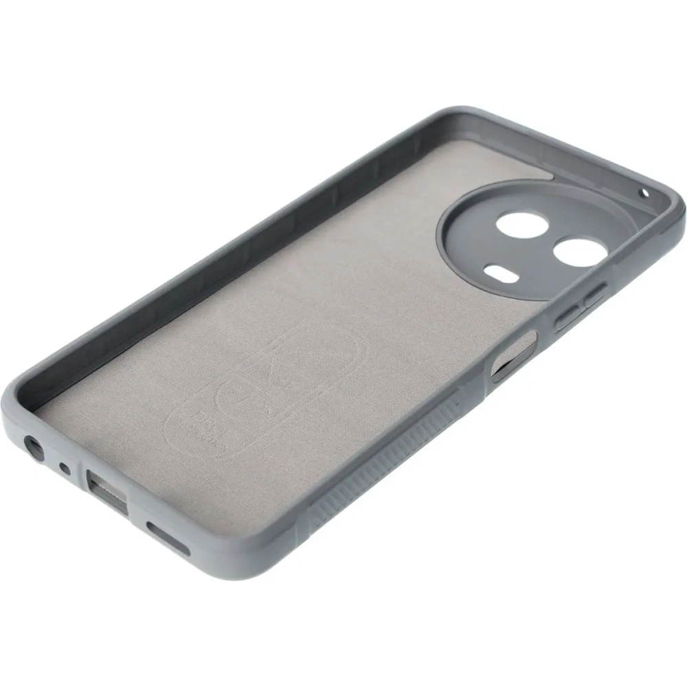 Pancerne etui Bizon Case Tur do Realme 11 5G jasnoszare