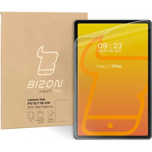 Buy Bizon Film Tab Papirus Lenovo Tab P12 12.7 TB 370 [2 PACK] - BIZ3809 - {ean13} - Home Screen Store Europe