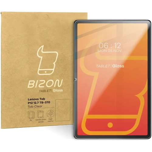 Kup Bizon üveg tablet fedele tiszta Lenovo Tab P12 12.7 TB 370 [2 PACK] - BIZ3812 - {ean13} - Sklep Home Screen
