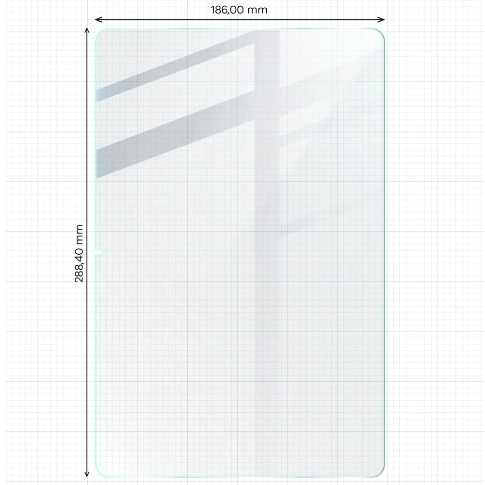 Szkło hartowane Bizon Glass Tab Clear do Lenovo Tab P12 12.7 TB 370 [2 PACK]