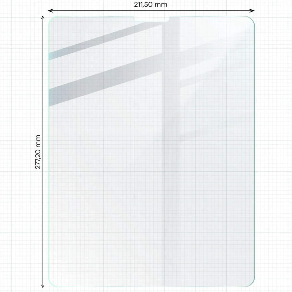 Szkło hartowane Bizon Glass Tab Clear do iPad Pro 12.9 2022/2021/2020/2018 [2 PACK]