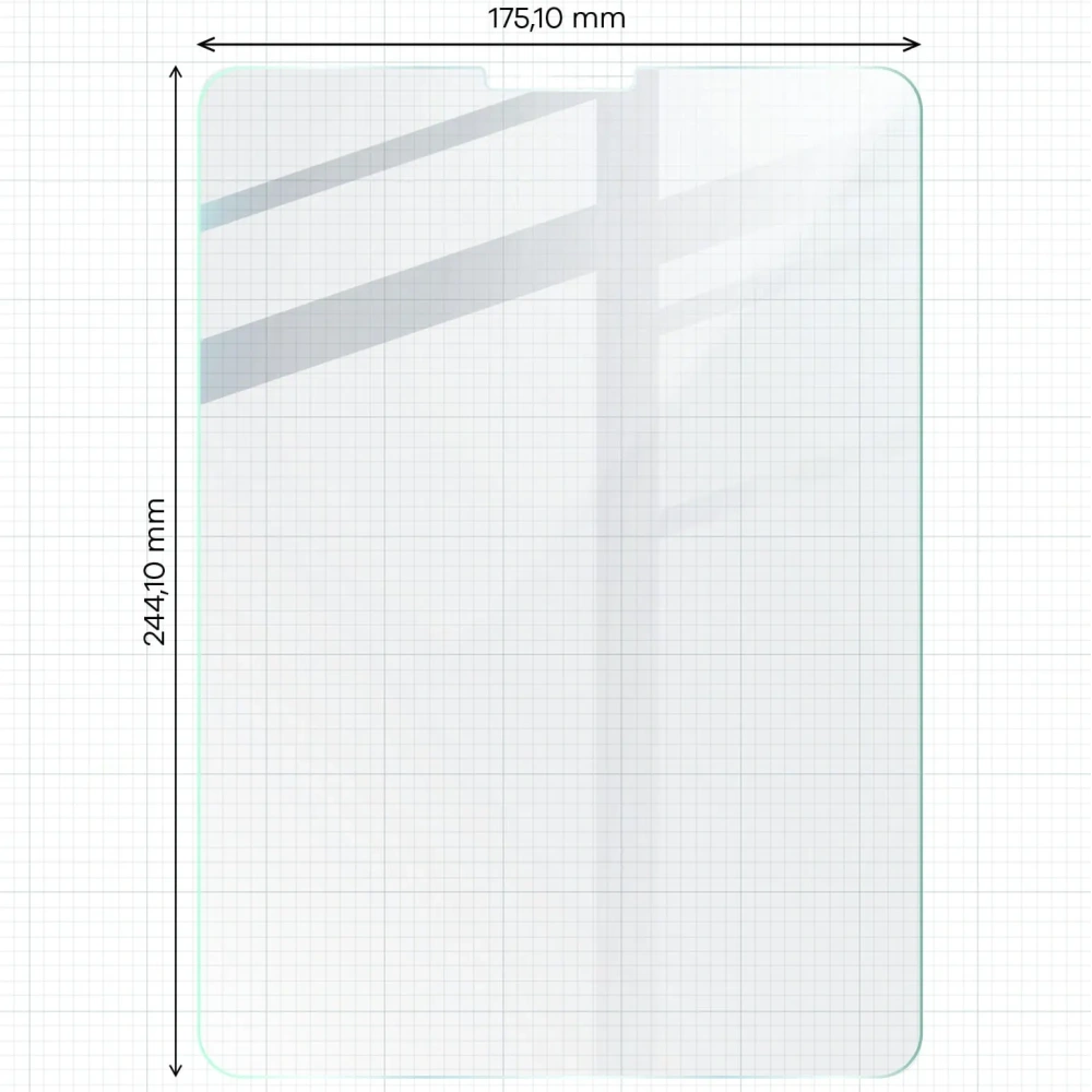 Szkło hartowane Bizon Glass Tab Clear do iPad Pro 11 2022/2021/2020/2018/AIR 6/5/4 [2 PACK]