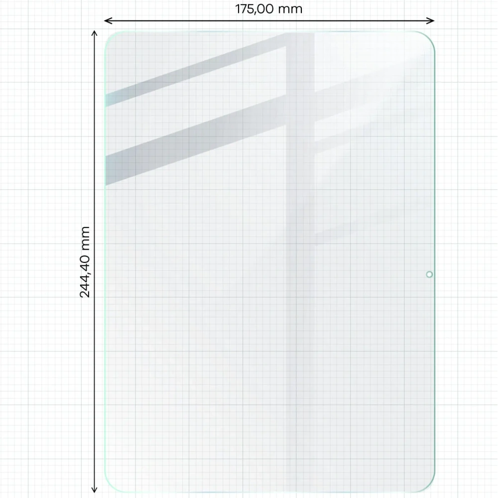 Szkło hartowane Bizon Glass Tab Clear do iPad 10 10.9 2022 [2 PACK]