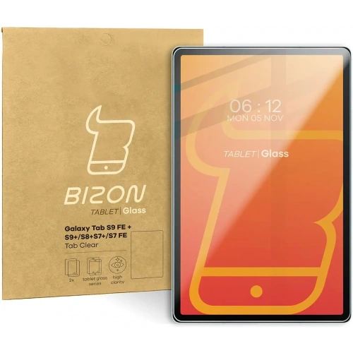 Kup Tvrzené sklo Bizon Glass Tab Clear pro Samsung Galaxy Tab S10 Plus/S9 FE Plus/S9 Plus/S8 Plus/S7 Plus/S7 FE [2 PACK] - BIZ3820 - {ean13} - Sklep Home Screen