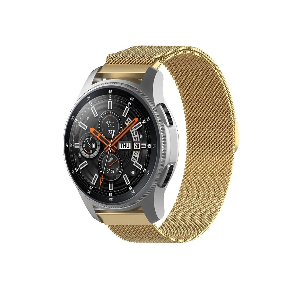 Pasek Bizon Strap Watch Chain 20 mm do smartwatcha złoty