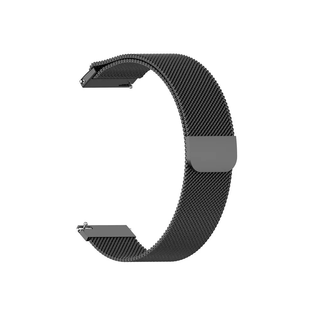 Pasek Bizon Strap Watch Chain 18 mm do smartwatcha czarny