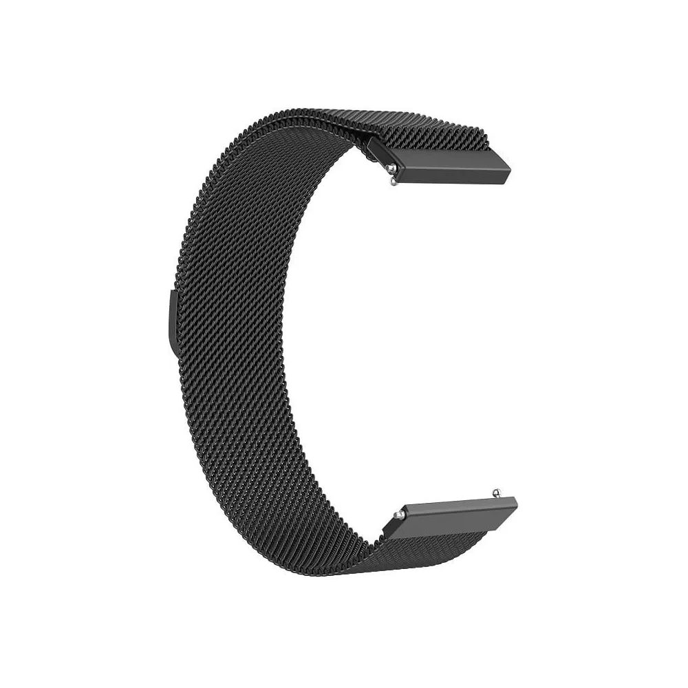 Pasek Bizon Strap Watch Chain 18 mm do smartwatcha czarny