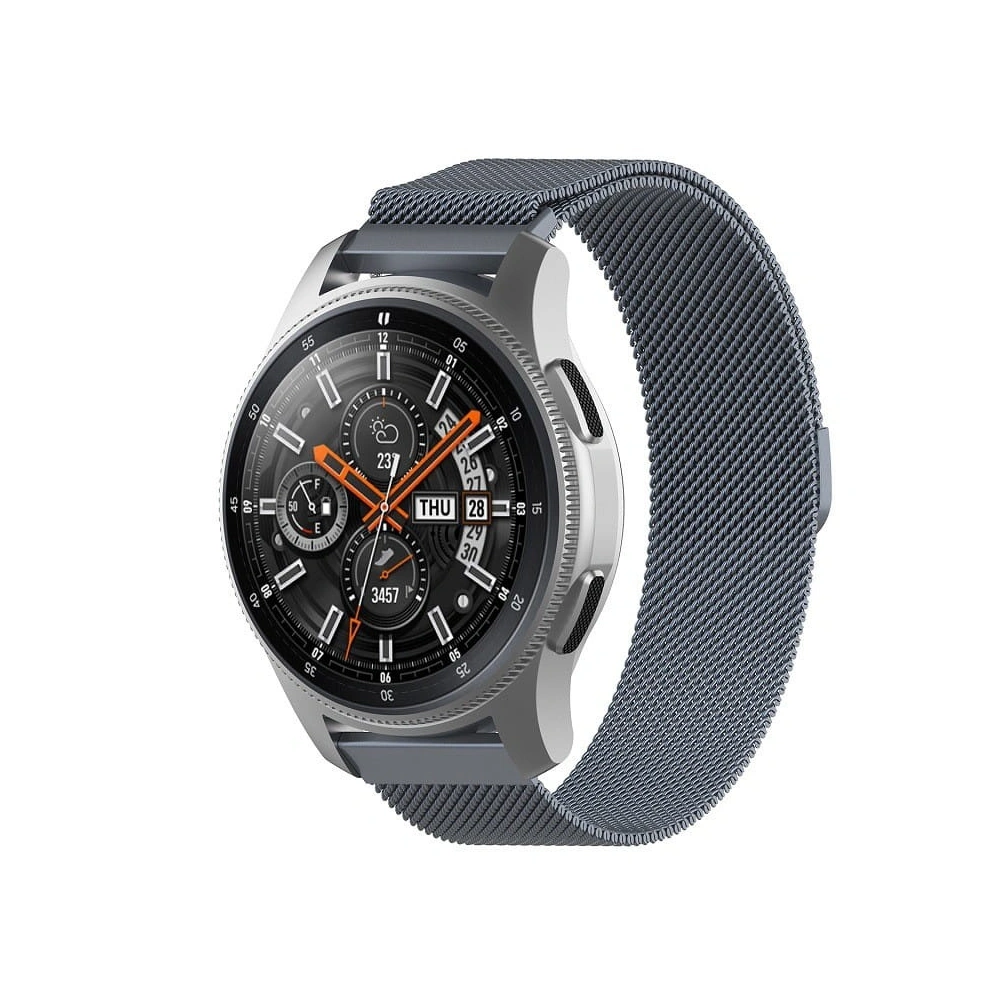 Pasek Bizon Strap Watch Chain 18 mm do Huawei Watch GT 4 41 mm szary