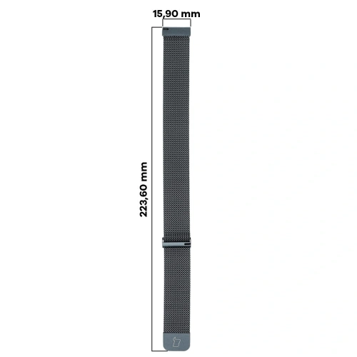 Kup Bizon Curea de Ceas cu Lanț 18 mm Huawei Ceas GT 4 41 mm gri - BIZ3828 - {ean13} - Sklep Home Screen