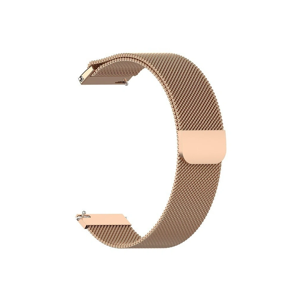 Pasek Bizon Strap Watch Chain 18 mm do smartwatcha różowozłoty