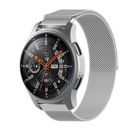 Kup Pasek Bizon Strap Watch Chain 18 mm do smartwatcha srebrny - BIZ3831 - {ean13} - Sklep Home Screen