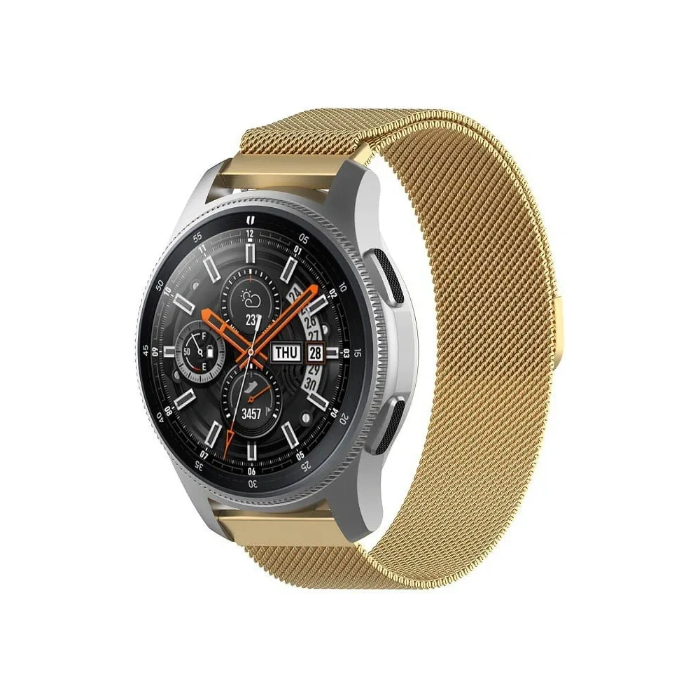 Pasek Bizon Strap Watch Chain 22 mm do smartwatcha złoty