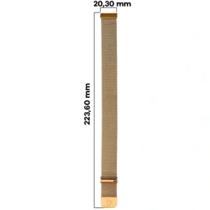 Kup Lanț de ceas Bizon Strap 22 mm aurie - BIZ3832 - {ean13} - Sklep Home Screen