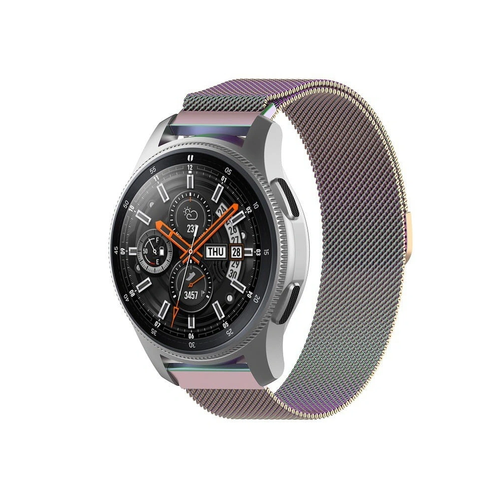 Pasek Bizon Strap Watch Chain 22 mm do smartwatcha tęczowy