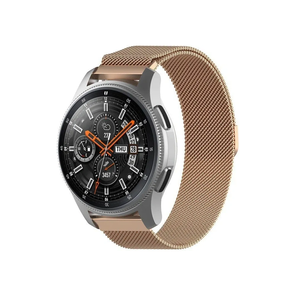 Pasek Bizon Strap Watch Chain 22 mm do smartwatcha różowozłoty