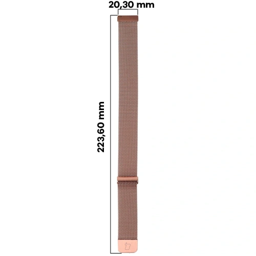 Kup Pasek Bizon Strap Watch Chain 22 mm do smartwatcha różowozłoty - BIZ3834 - {ean13} - Sklep Home Screen