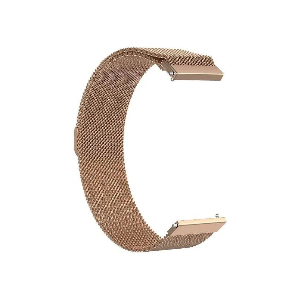 Pasek Bizon Strap Watch Chain 22 mm do smartwatcha różowozłoty