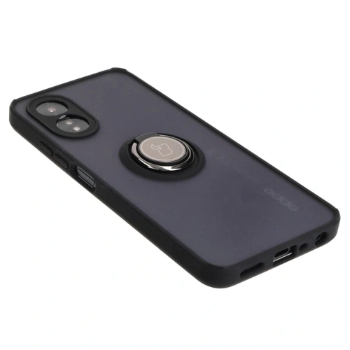 Kup Pouzdro s prstovým držákem Bizon Case Hybrid Ring pro Oppo A38 4G kouřové s černým rámečkem - BIZ3835 - {ean13} - Sklep Home Screen