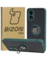 Kup Etui s úchopem na prst Bizon Case Hybrid Ring pro Oppo A38 4G kouřové s tmavě zeleným rámečkem. - BIZ3837 - {ean13} - Sklep Home Screen