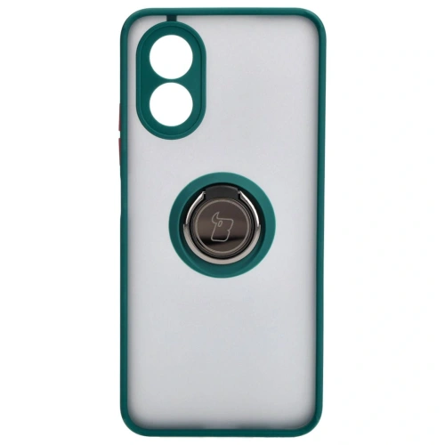 Kup Etui s úchopem na prst Bizon Case Hybrid Ring pro Oppo A38 4G kouřové s tmavě zeleným rámečkem. - BIZ3837 - {ean13} - Sklep Home Screen