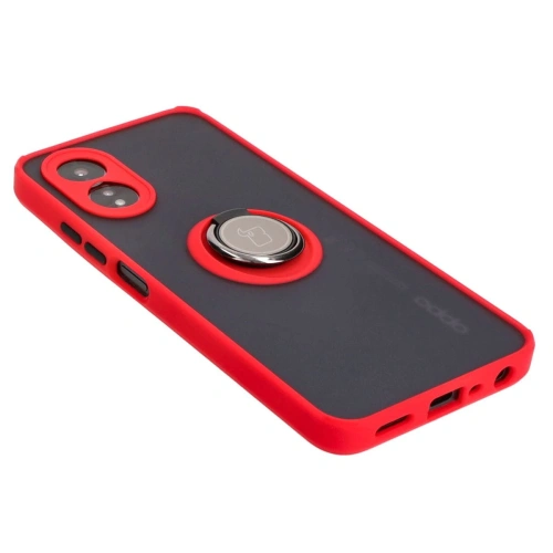 Buy Bizon Case Hybrid Ring Oppo A38 4G smoky with a red frame - BIZ3838 - {ean13} - Home Screen Store Europe
