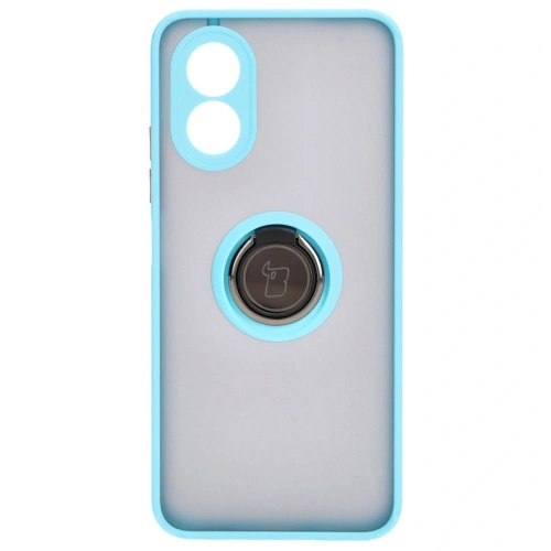 Kup Etui s úchopem na prst Bizon Case Hybrid Ring pro Oppo A38 4G kouřové s světle modrým rámem - BIZ3839 - {ean13} - Sklep Home Screen